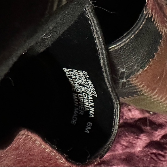 Women's White Mtn Leather Multicolor Patchwork Clogs Size 6M - Picture 7 of 9